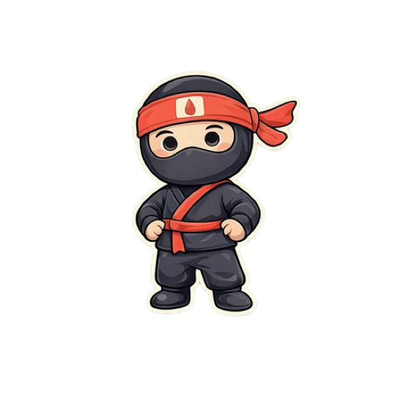 The friendly Blood Sugar Ninja mascot